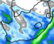 Weather conditions ahead of the weekend The Western Cape, Eastern Cape, Northern Cape, KwaZulu Natal and parts of the Free State province could receive light showers within the next eight days.