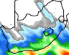 Weather conditions ahead of the weekend The Western Cape, Eastern Cape, KwaZulu Natal and parts of the Free State provinces could receive good showers within the next eight days (Figure