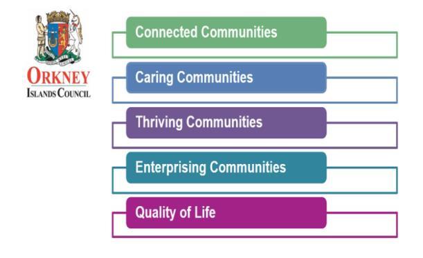 Strategic Priorities Under Connected Communities we have priorities of: - the ferry services - improve transport infrastructure - renewable and carbon-neutral transport - electric vehicle