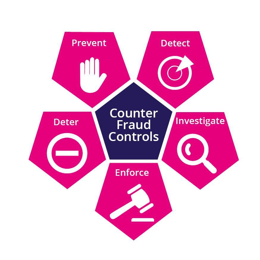 Counter fraud our key strategy objectives Our approach to developing a counter fraud service will be framed through the following five strategic objectives: Prevent Applying the maxim that prevention