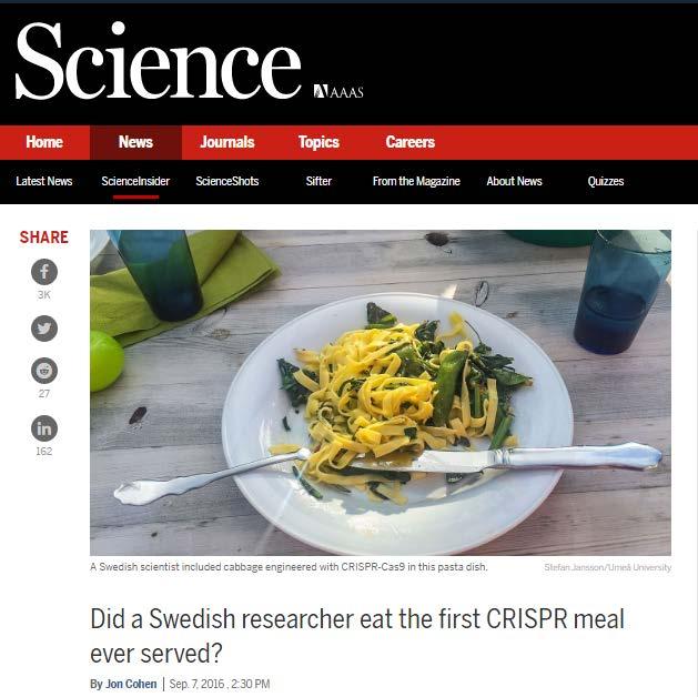CRISPR challenges Europe s