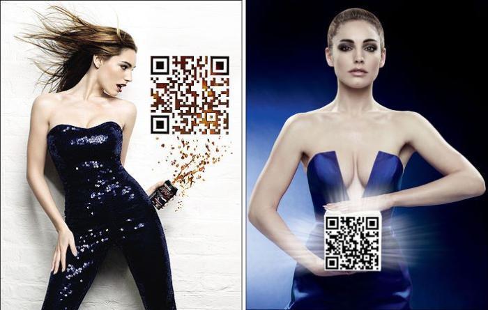 Retail / Magazine Application: Link to Videos -Pepsi Magazine Ad Featured British TV Celebrity and