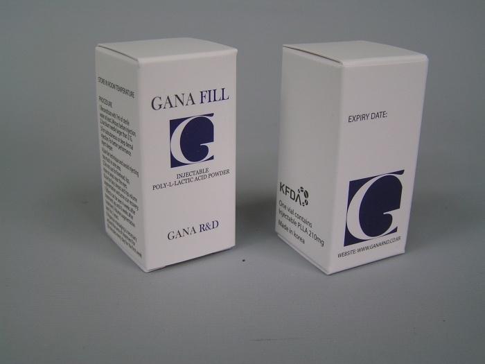 GANA FILL This product is made from a mixture of PLLA powder FDA approved materials. GANA FILL is more innovative and creative than all existing products.