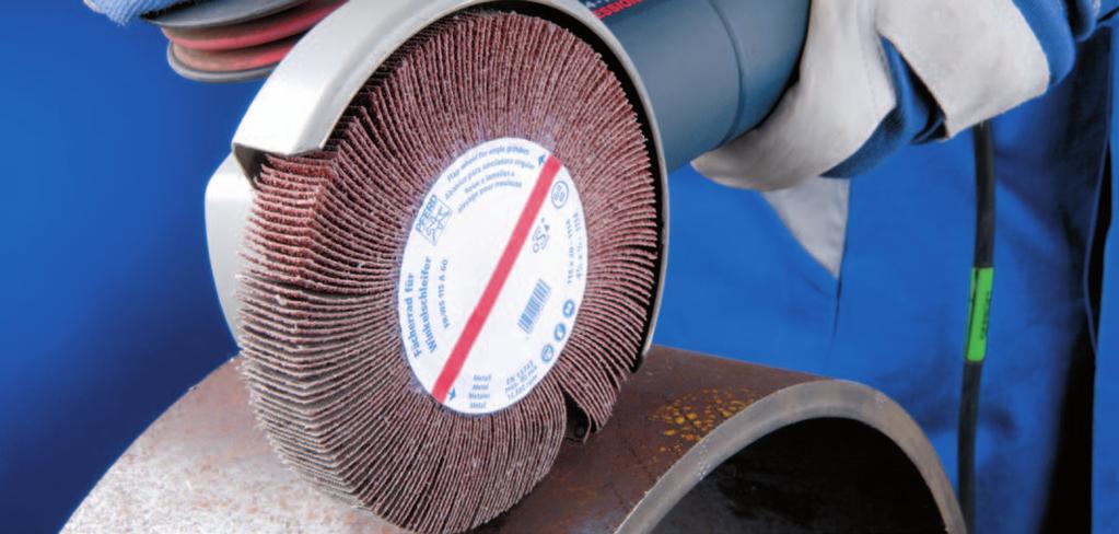 Abrasive: Aluminium oxide A Recommendations for use: for angle grinders achieve their best performance at a recommended cutting of