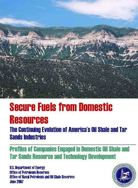 Evolution of America s Oil Shale and Tar Sands Industries For additional information - http://www.