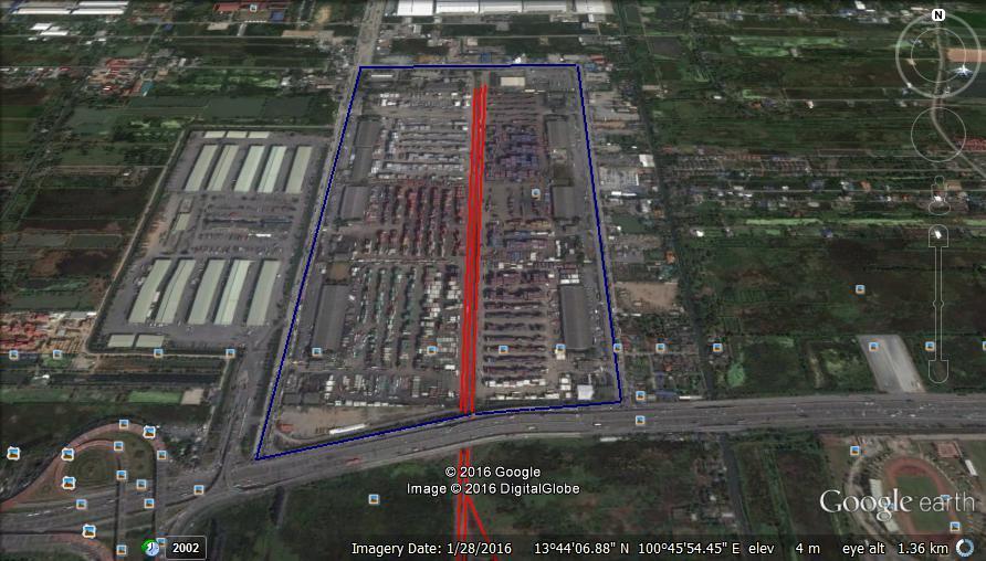 Example of good rail access planning: Lard Krabang Dry Port (Thailand) Rail