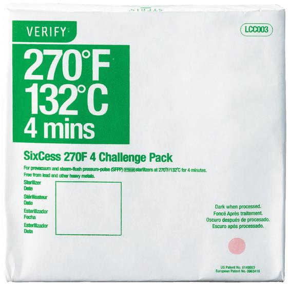Whether sterilization or high level disinfectio provide the performance you need to reale Challenge Packs Challenge Packs provide consistent tests of the ability to penetrate the load with sterilant.