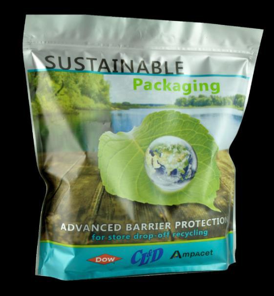 barrier, all PE recyclable pouch with EVOH and