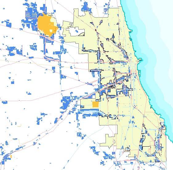 The City of Chicago has designated 22 industrial corridors that comprise the major locations of