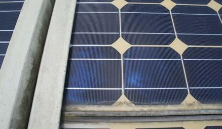 Last but not least, it was fond that there are some quality problems for the PV modules made by Solgro.