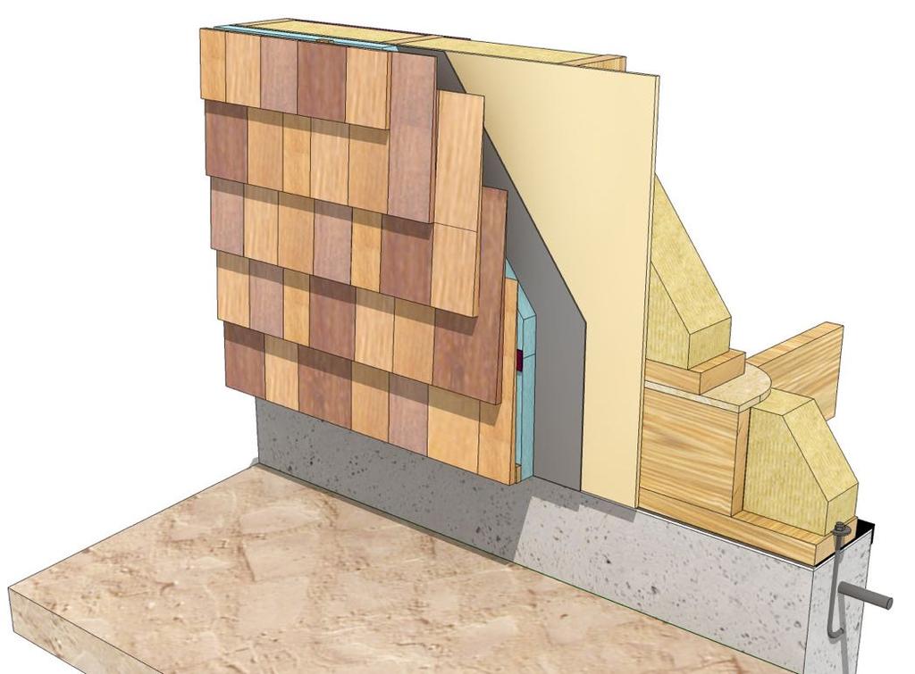 If you are using a SIP panel, or OSB sheathing that has closed cell spray foam on the interior, a gap is recommended to allow the panels to dry to the exterior as they won t be able to dry to the