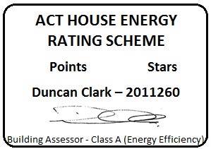 FirstRate Report HOUSE ENERGY RATING YOUR HOUSE ENERGY RATING IS: in Climate: 24 SCORE: 1 STARS -59 POINTS Name: Chrisostomos Ref No: 16495 House Title: Block 4 Section 59 Hawker Date: 08-11-2016