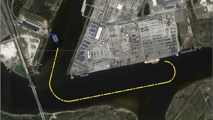 Clean Jacksonville bunker barge First LNG bunker barge to