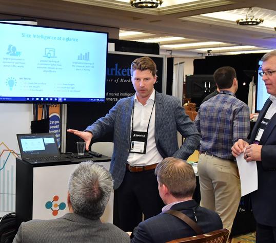 These meetings take place at your booth in the Solution Hall and at the IP breakout session, where you will be presenting your newest developments and offerings.