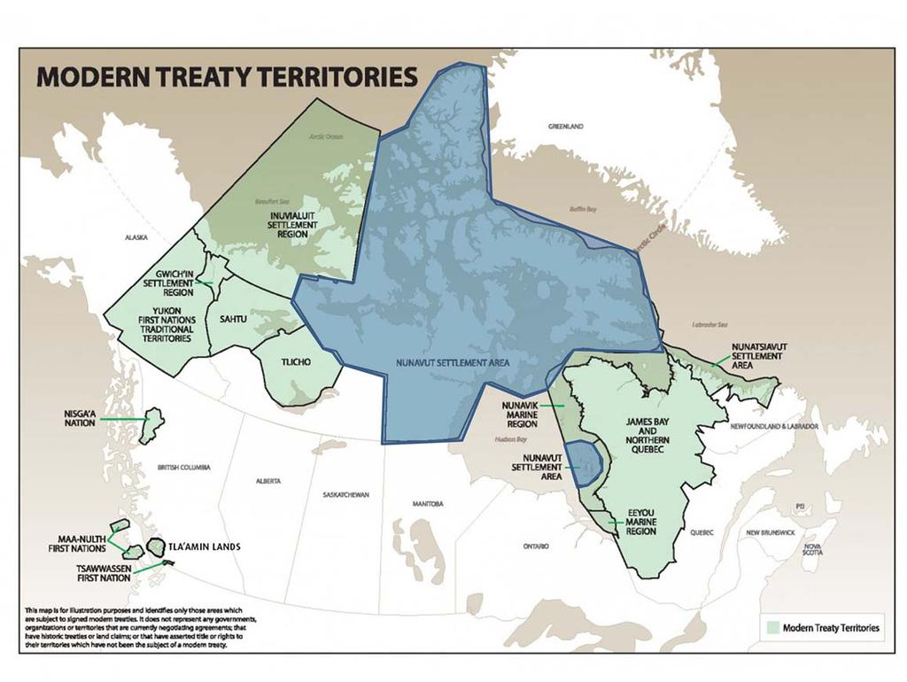 As you are no doubt aware, Canada has a number of settled and unsettled land claims agreements with its indigenous peoples, particularly in the northern reaches of the country.