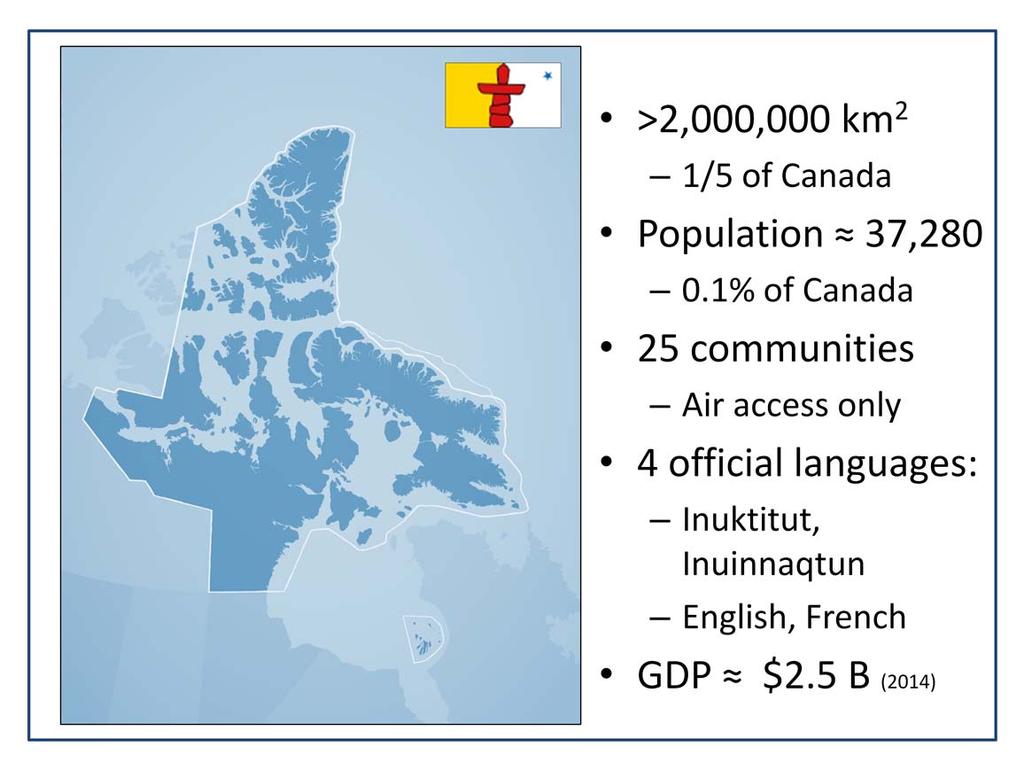 Nunavut is unique within the landscape of Canada, and this has direct effects on our regulatory system.