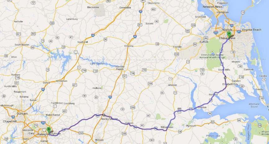 I-44 VDOT, HRTPO & FTAC coordinating with North Carolina transportation agencies for Hampton Roads to Raleigh