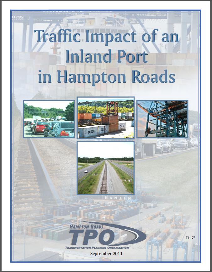 Impact of Rail on Highway Transport HRTPO also examined the impact on regional highway congestion of a hypothetical inland port on the edge of Hampton Roads freight carried to/from the port could