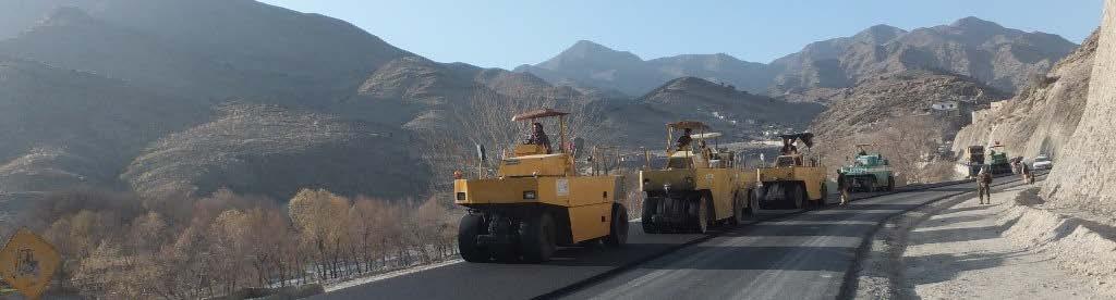 GHARDEZ-KHOST ROAD REHABILITATION Rehabilitation of 103 Km of unpaved, non-maintained, high grade road between Gardez and Khist in the North East Accomplishments as of April 2015 73km were completed