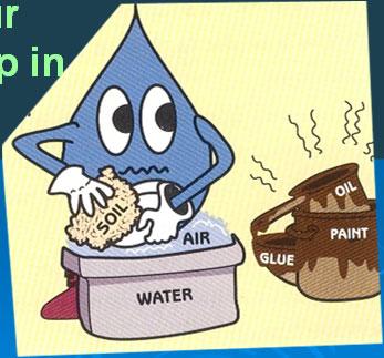 True! Even small amounts of hazardous substances or common household chemicals can cause groundwater pollution.