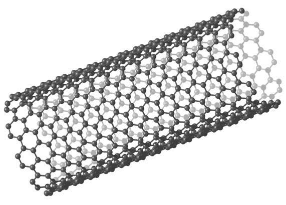 12 8. The following diagrams show the structures of diamond, graphite and carbon nanotubes. diamond graphite carbon nanotube (a) Two of the structures shown above conduct electricity.