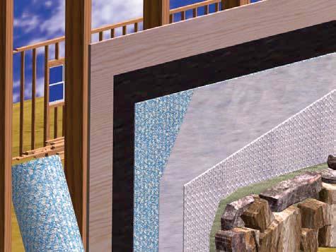 07 65 00/ADU Buyline 5874 INSTALLATION INSTRUCTIONS FOR MANUFACTURED STONE Step 1 Apply a weather resistant barrier over the wall sheathing.