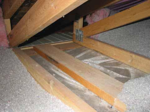 1.3 ATTIC EAVE BAFFLES Wind intrusion can occur at roof eaves through soffit vents.
