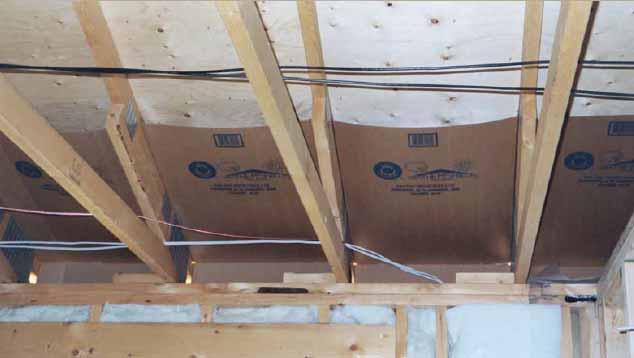 1.3 ATTIC EAVE BAFFLES A baffle shall be installed at a minimum wherever soffit vents are located that extends over the top of the attic insulation to serve as an air barrier and prevent wind-washing.