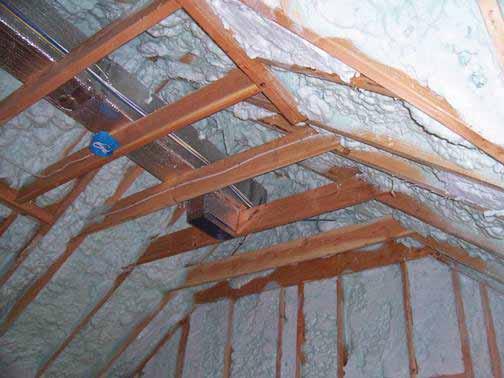 2.3 INSULATED ATTIC SLOPES FOR UNVENTED ATTIC SPACES It is common practice to install HVAC ductwork and air handlers in attic spaces.