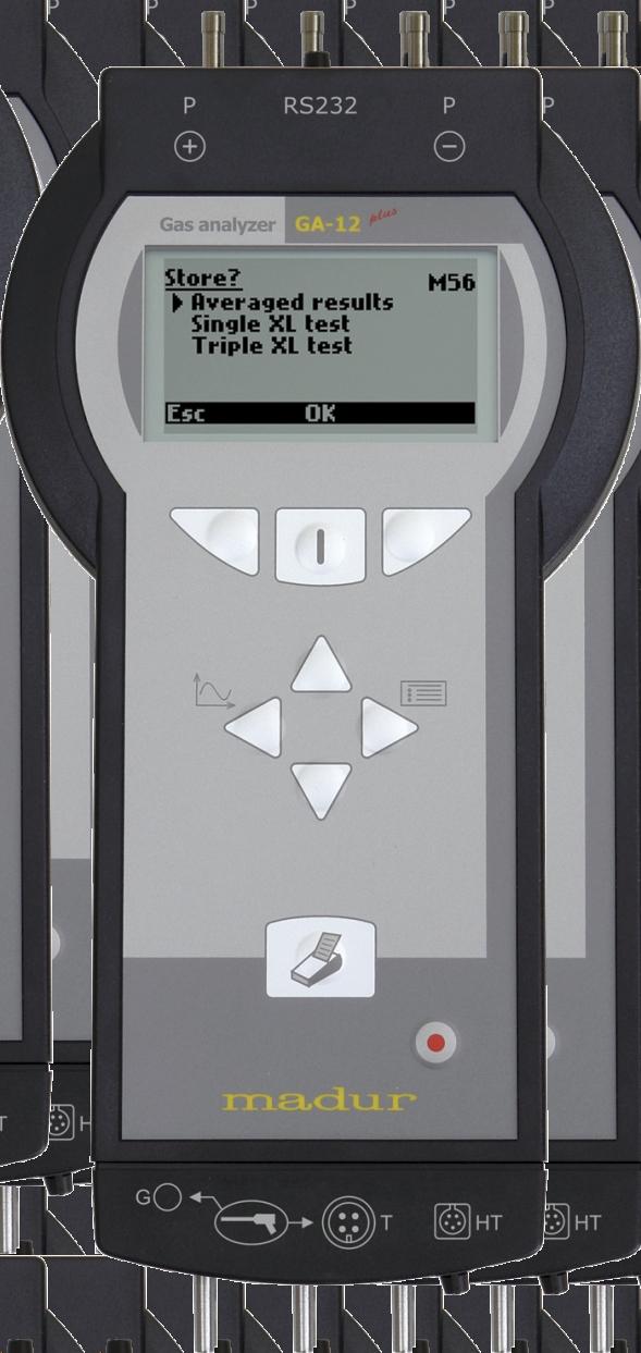 THE CASE GAS PROBE GA-12 PLUS ANALYSER CHARGER RS232C