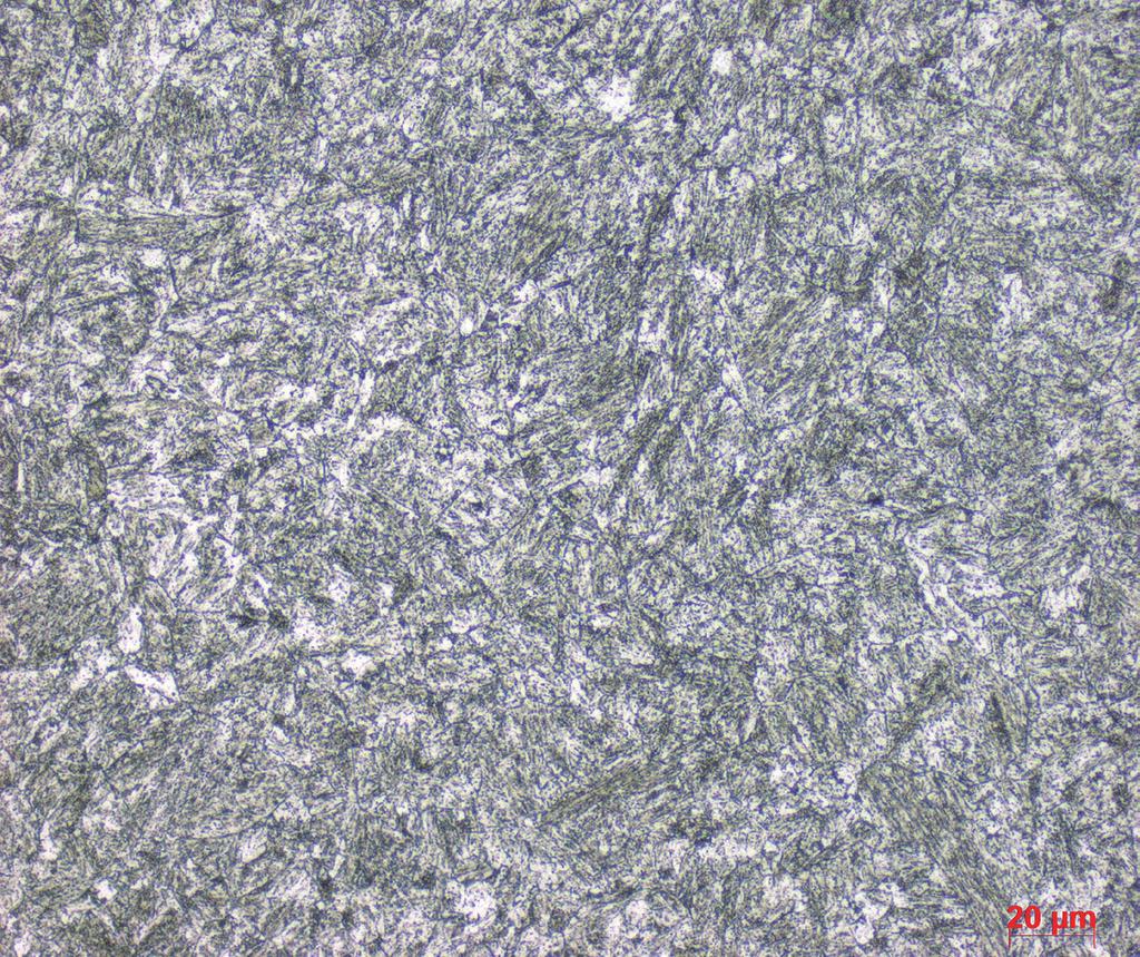 ARMAD MICROGRAPHIC CHARACTERIZATION Quenched and Tempered material Grade: ARMAD Austenitizing: 920 C, 1688 F