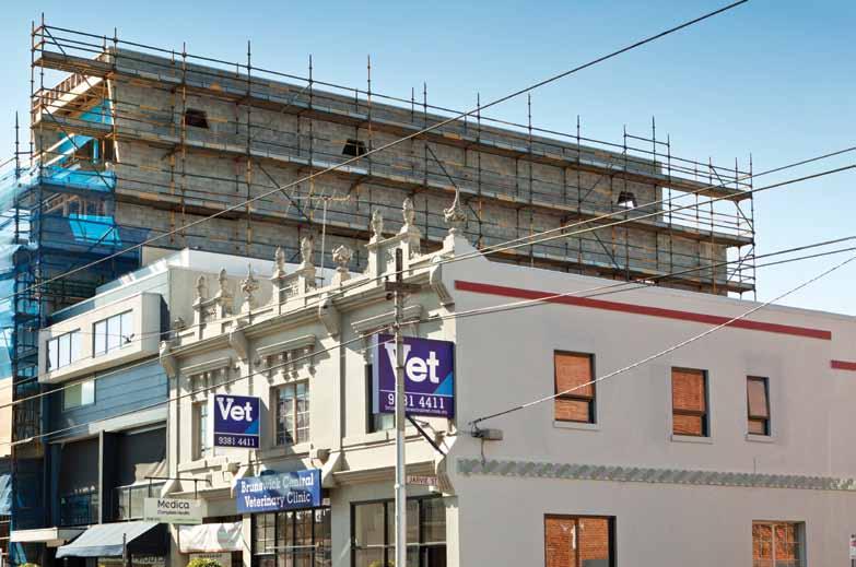 This residential development in Melbourne s upmarket suburb of Carlton posed a number of challenges due to the property's location