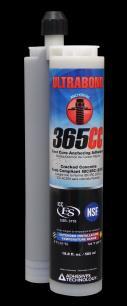 ESR-3770 Product Description ULTRABOND 365CC is a two-component, cracked concrete, code compliant, high-performance adhesive anchoring system tested to ACI 355.4 and ICC-ES AC308.