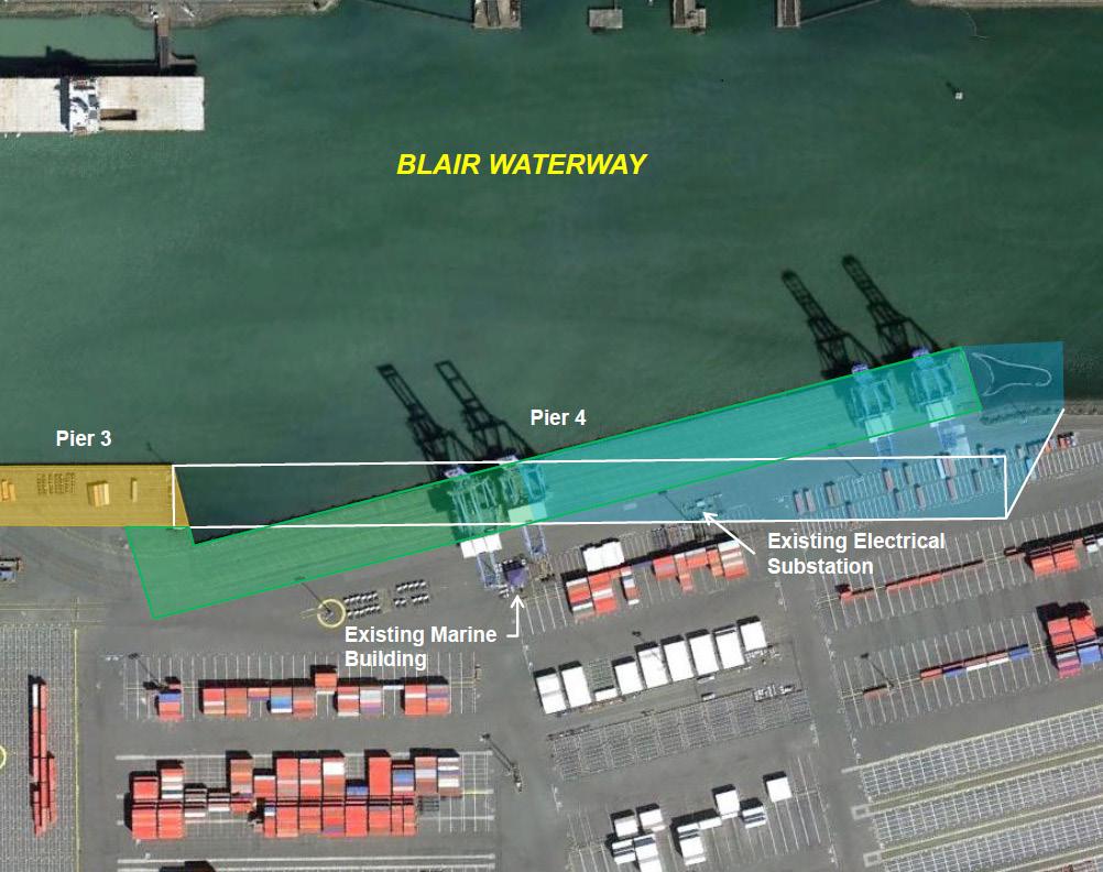 Northwest Seaport Alliance Pier 4 Terminal Modernization Project Pier 4, part of the Port of Tacoma s Northwest Seaport Alliance s (NWSA) Husky Container Terminal, is rapidly becoming outdated in the