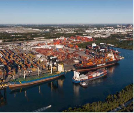 and rail. Port Everglades has handled Post-Panamax cargo ships for several years prior to the Panama Canal expansion, and continues to handle increasingly larger ships.