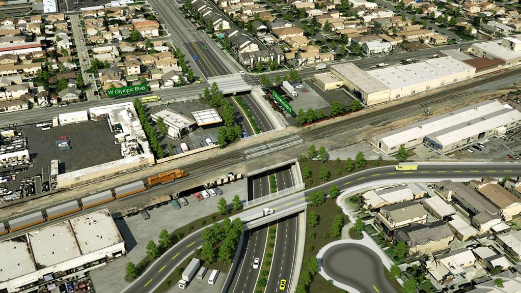 Alameda Corridor-East Construction Authority Montebello Corridor Grade Separation Project The Montebello Corridor Grade Separation project calls for constructing a roadway underpass with sidewalk and