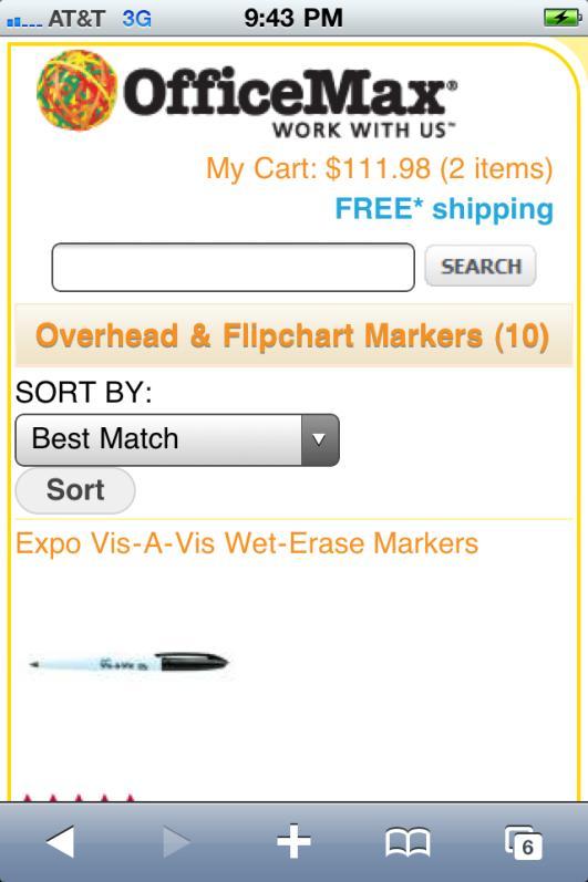 added and gives you a shortcut to checkout or to keep shopping. 45% of benchmark have some form of mini cart.