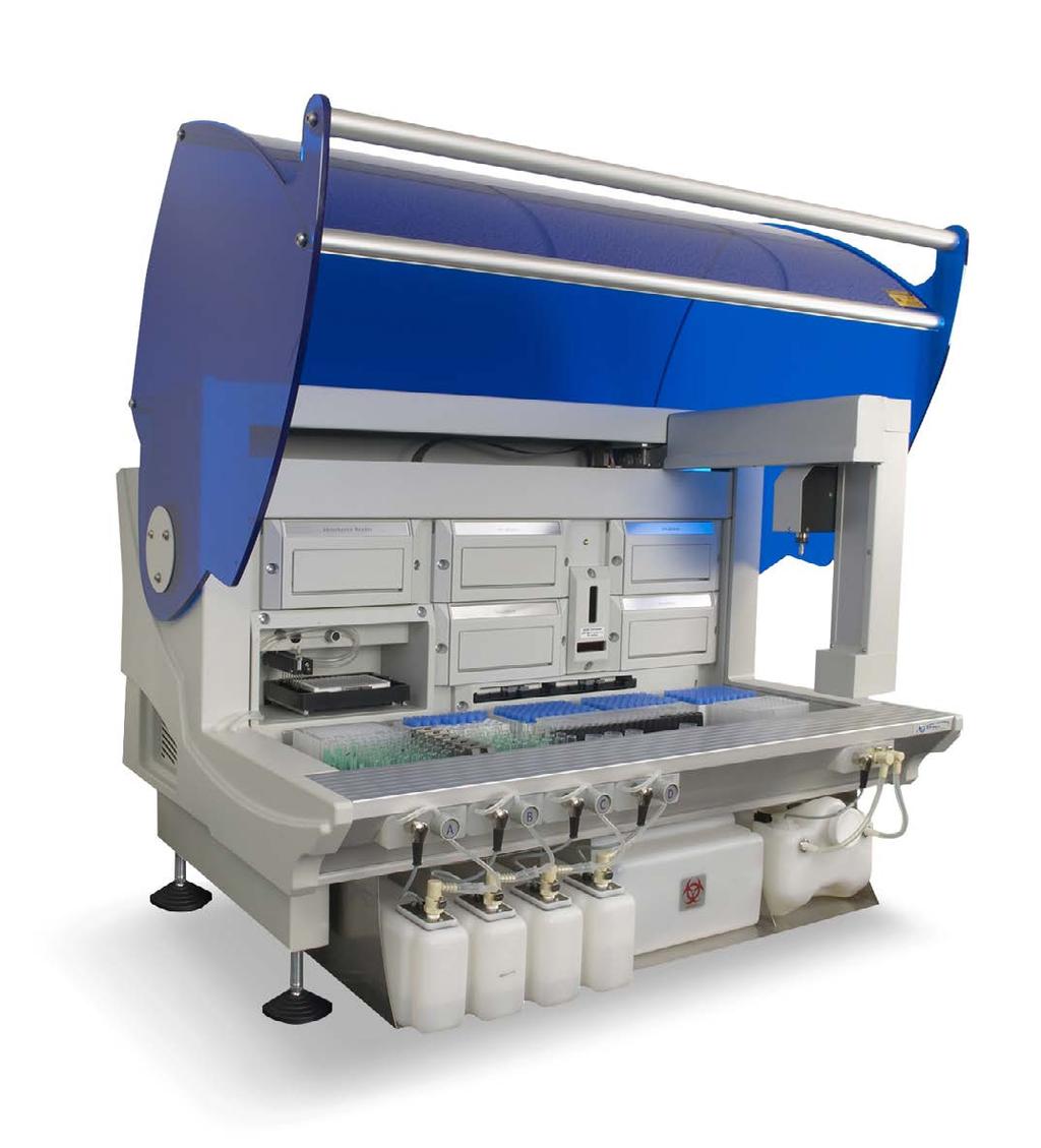 Immunology Infectious Disease Autoimmune Allergy Food Safety Forensics Enterics Serology The Leader in Microplate Automation The DSX is a fully-automated, 4-plate processing system that is capable of