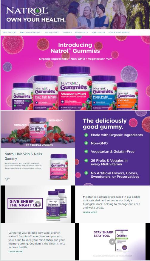 32 Examples of Demand Fostering & Capture Natrol Drives 70% Increase in Sales With New Amazon Store Upgrade In June 2018, our Amazon Creative Team partnered with Natrol to deploy a fully