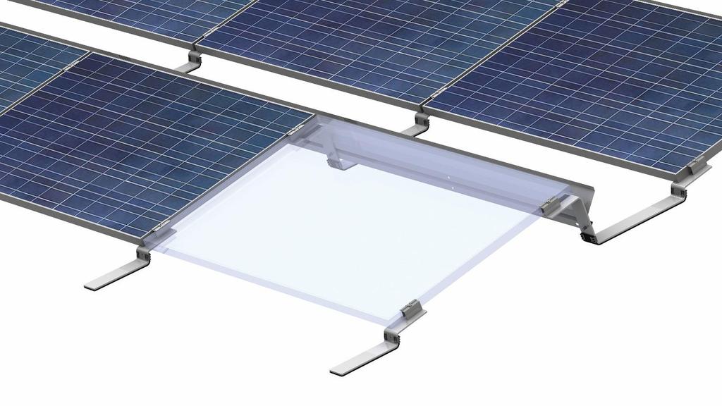 0 S 5 /10 /15 Flat Roof Mounting System for PV Installations