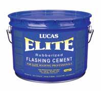 Asphalt Cements Wet or Dry Guaranteed! Lucas Elite is co-polymer modified and exhibits rubberlike elastomeric properties.