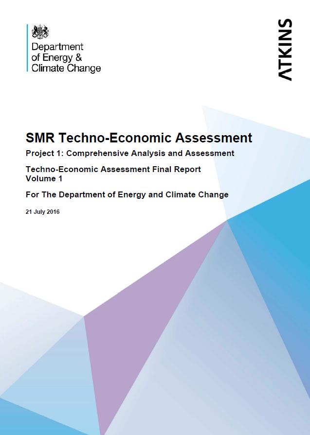 Techno-Economic Assessment 4.5 million study to explore potential of SMRs.