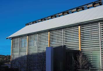 Residential The modular by-the-meter ability to mount Windpods on the apex ridges of houses and