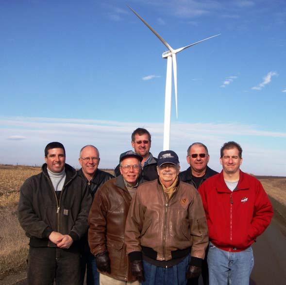 Unique Aspects of Farmer-Owned Wind Farm Projects Photo by Donna Sutton Farmer-Owned wind farms often have several wind turbines that sell all of their power to local utilities under long-term Power