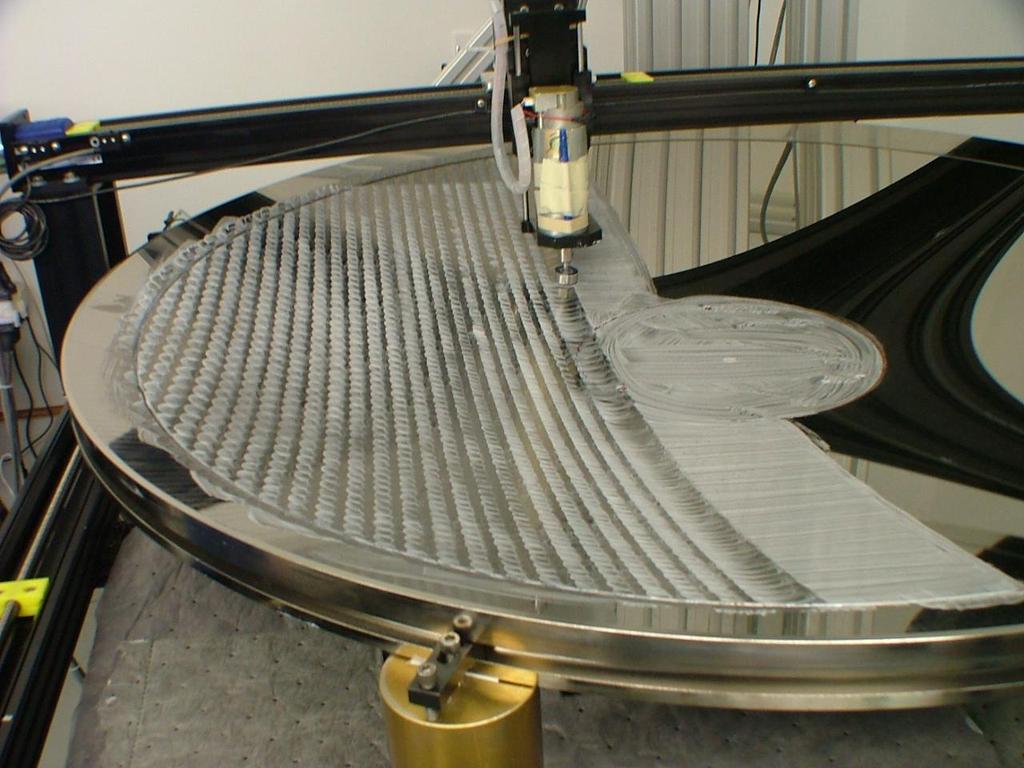 Computer Polishing (GLAS M1) CNC loose abrasive grinding of bare beryllium and polishing of electroless nickel