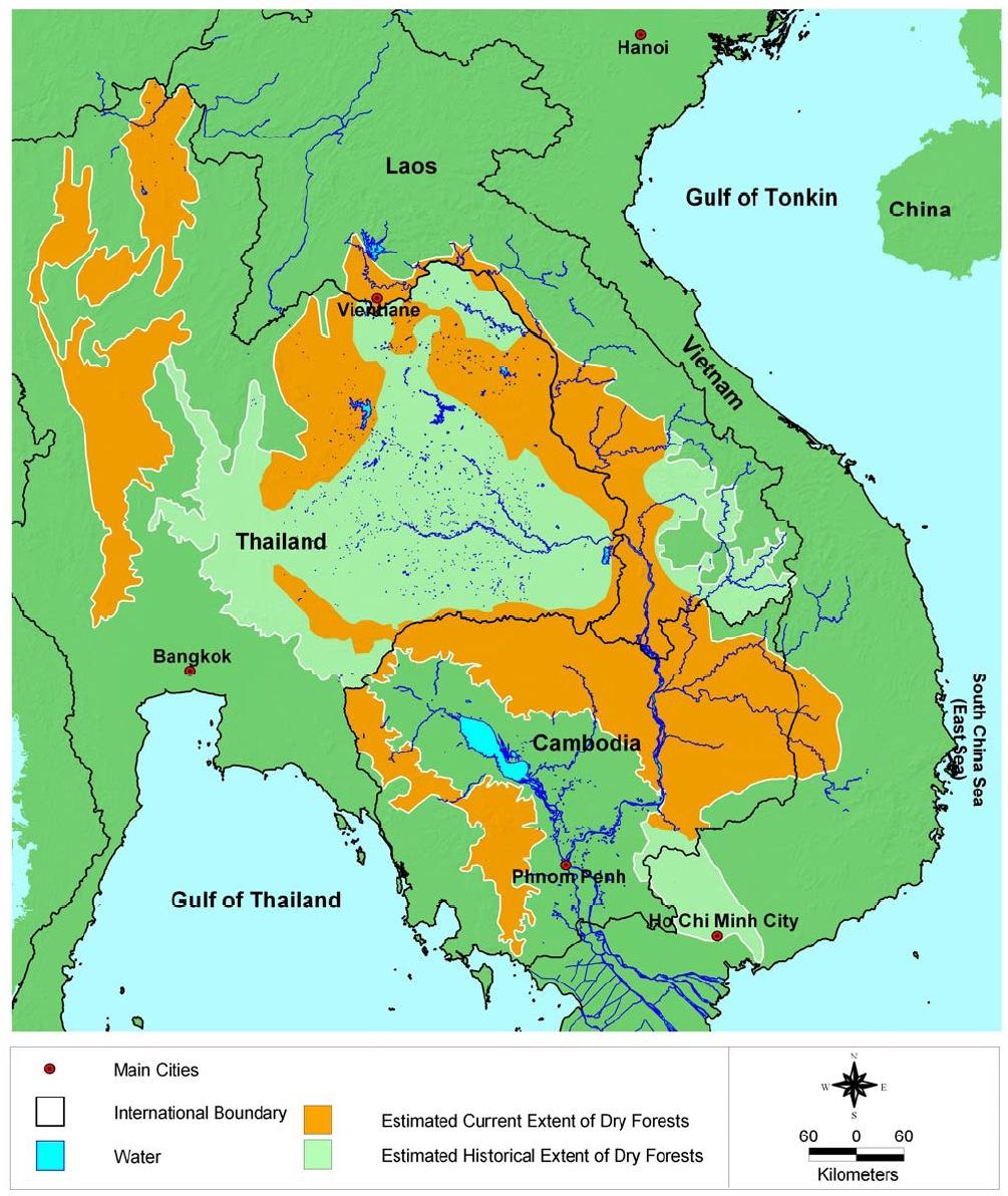 Wetlands in Lower Mekong floodplain 20 and Indochina dry forests All the marine and estuarine wetlands fall into Lower Mekong Floodplain EZ Freshwater wetlands mostly in Lower Mekong Floodplain EZ