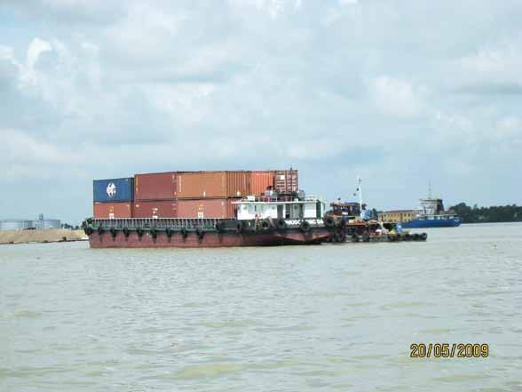 BARGE OPERATION CUSTOMS Extensive barge network through city SPCT has contracted 3 major barge operators to provide sufficient self propelled