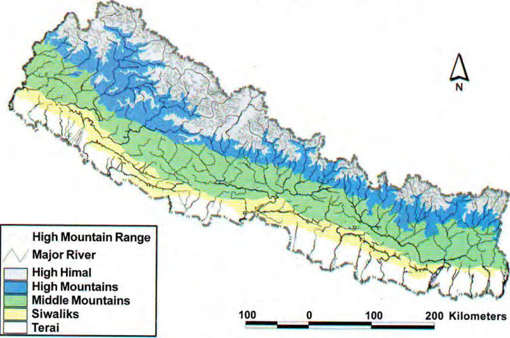 NEPAL Area 1,47,181 Km 2 Elevation: