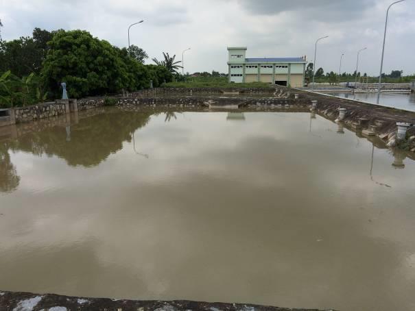 2.10 Sludge disposal Sludge that is collected from sedimentation tank is discharged into the sludge drying beds. There are four sludge drying beds with the total area of 1,264 m 2.