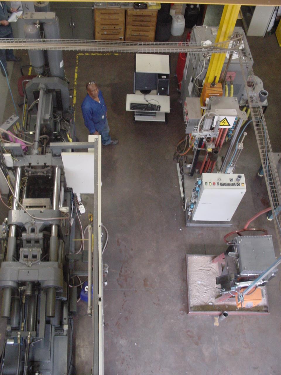 Control computer 130 ton HPDC machine CSIR-RCS Dosing furnace Figure 1.